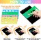 24-Pack Rainbow Scratch Art Notebooks – Kids' Creative Craft Set with Styluses & Templates, Perfect for Birthday Party Favors, Classroom Prizes & Gifts Ages 4–8 (Black,Multi-color)